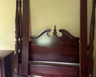 Solid wood queen board and foot board