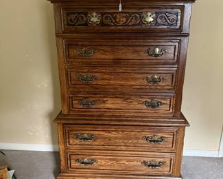 Solid oak dresser