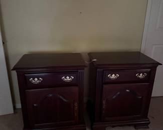 Solid wood bed side tables