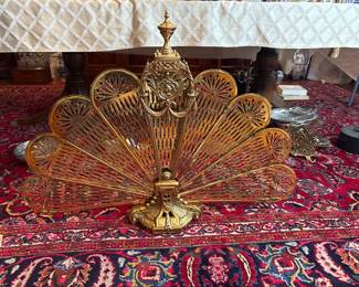 Peacock Firescreen $125