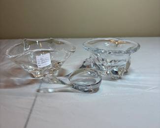 Orrefors Sweden Steuben Bowl Sm Clear bird $55