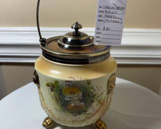 Crown Devon Biscuit Barrel
