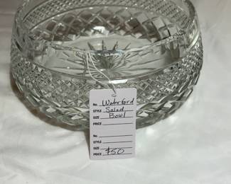 Waterford Salad Bowl $50