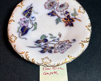 Flow Blue Compote $40