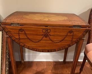 Newer Painted table $50 with leaves
