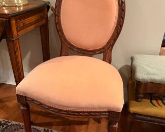 Velvet Upholstry $75 peach