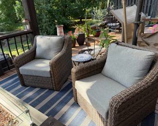 wicker chairs