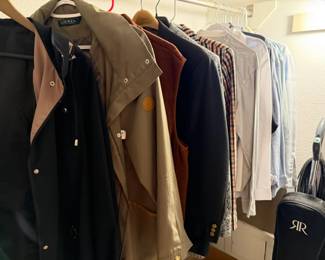 coats and shirts