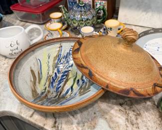 pottery,  spice cabinet
