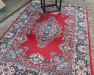 rug, side table