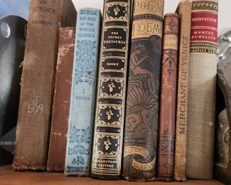 Antique, Vintage and Contemporary Books all over the place!