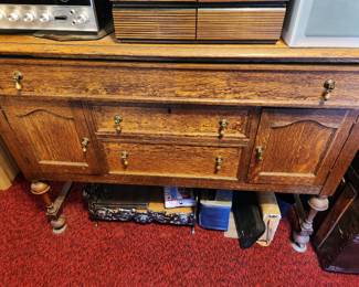 Antique Sideboard Cabinet.