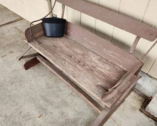A Buggie Bench.