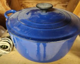 Le Creuset Enamel Pot.