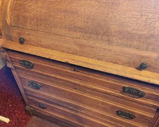 Vintage Roll Top Desk