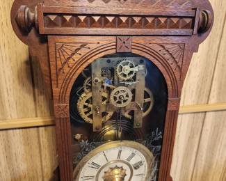 Victorian Eastlake Shelf/Kitche Mantel Clock.