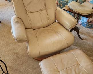 eKornes Leather Chair and Ottoman - The best!