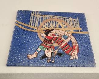 Ceramic Tile - reproduction of 'Dawn' by Artist Ting Shao Kuang.