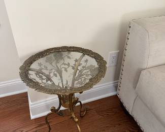 Hollywood regency side table