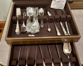 Silver-Plated Flatware Service