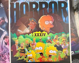 SDCC Comic Con 2023 Exclusive Promo Treehouse of Horror Simpsons Poster - XXXIV