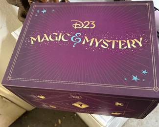 Disney D23 Magic & Mystery Box Set, Gold Member Sorcerer Mickey & Mystery Figure!