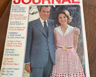 1972 Journal Magazine with Julie Eisenhower and President Nixon