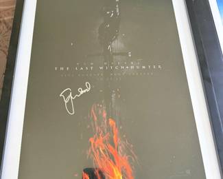 The Last Witch Hunter signed by Elija Wood