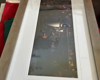 Hand Numbered limited Wall-E piece "Generating Electricity" 52/195 with COA