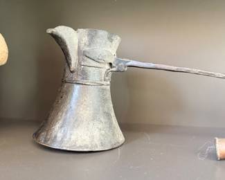 Antique Ottoman Empire Handmade Coffee Pot
