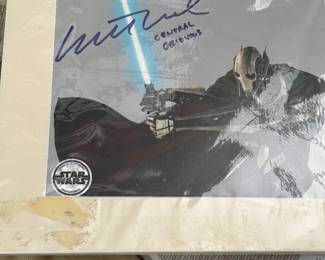 Star Wars General Grievous Signed Photo