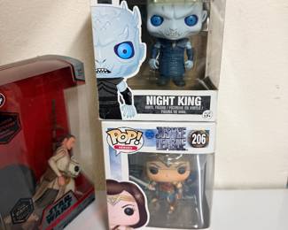 Game of Thrones Funko Pop - Night King and Justice League Wonder Woman