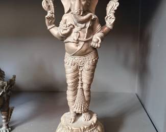 Vintage Ganapati Ganesh Lord Ganesha Budda Statue
