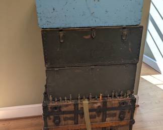 Storage trunks in variety of sizes and styles