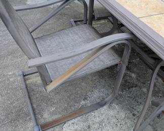 Chairs do have sun weathering