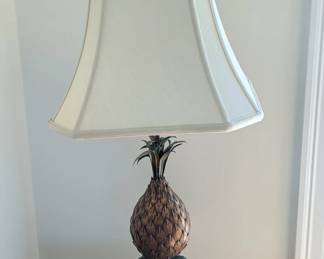Two matching Pineapple Lamps