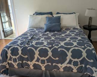 Bed and bedding for sale
