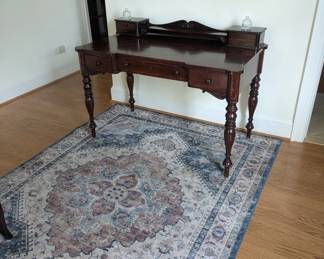 Vintage desk with Rug Pull out drawers and removable top