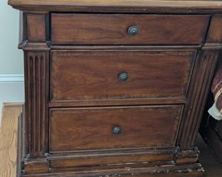 End table needs some work to bring back its luster