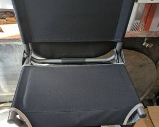 Two Matching Stadium Chairs