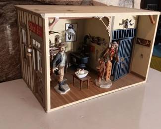 Large Scale Sheriffs Office Miniature Room