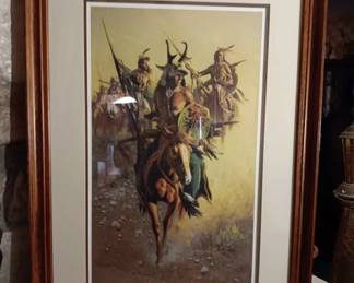 Rud Bull's War Party by Frank McCarthy