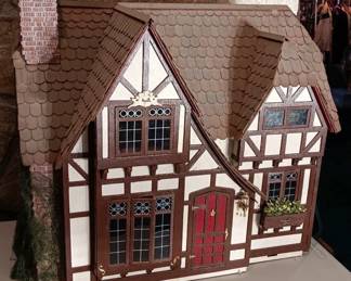 Hand Built Tudor Style Doll House