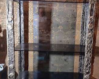 Custom Made Egyptian Brutualist Style Shelving