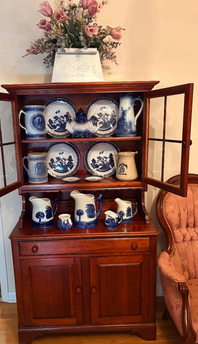 Beautiful Willett Solid Cherry Hutch