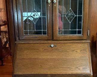 Solid Oak secretary 