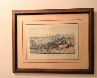 This is a vintage print titled "Spring" by artist W.J. Shayer, originally published in 1883