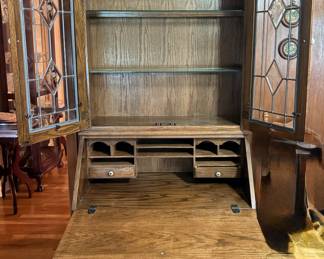 Solid Oak secretary 