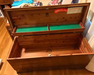 Lane furniture cedar chest waterfall design 