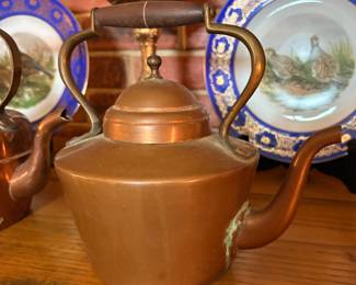 Douro B & M Copper Tea Kettle Tin Lined Portugal
